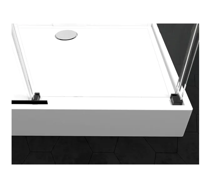 Душевая кабина Black&White G8708 без крыши 80х110 см прямоугольная, изображение 3