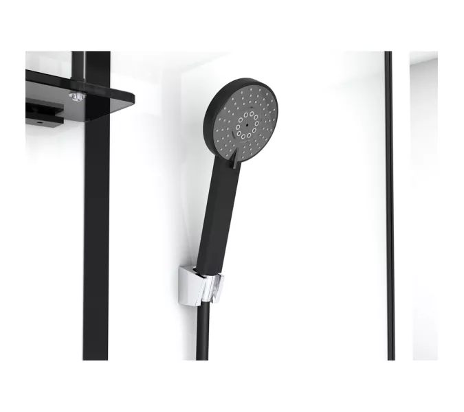 Душевая кабина  без пара Black&White G8008 прямоугольная  90х115, изображение 11