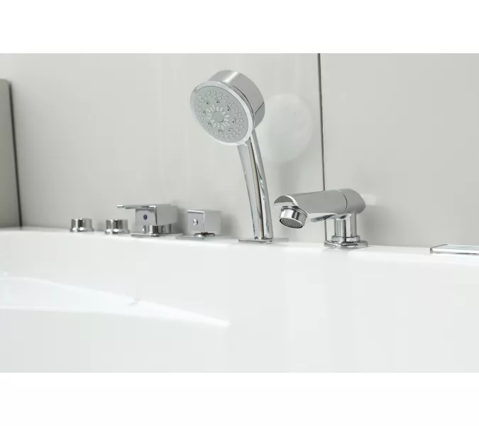 Ванна акриловая гидромассажная Black&White GB5008 160*100, Ориентация: Правая, изображение 4