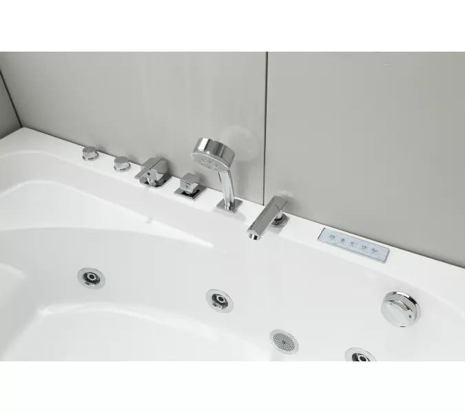 Ванна акриловая гидромассажная Black&White GB5008 160*100, Ориентация: Правая, изображение 5