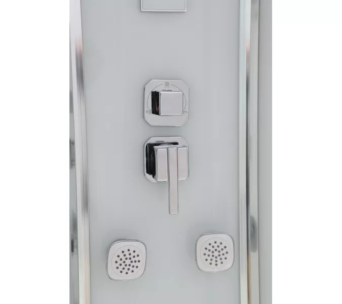 Душевая кабина четверть круга Black&White G5503 100х100 см, Выбрать размер: 100х100, изображение 5