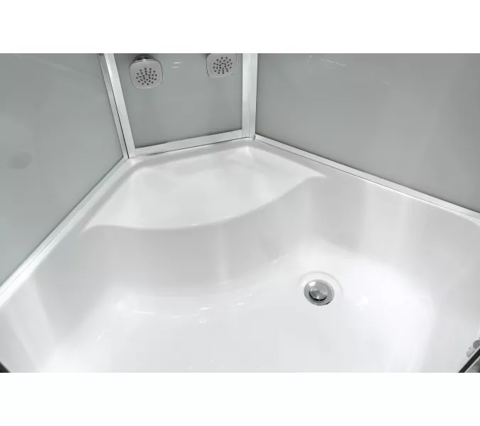 Душевая кабина четверть круга Black&White G5503 100х100 см, Выбрать размер: 100х100, изображение 7