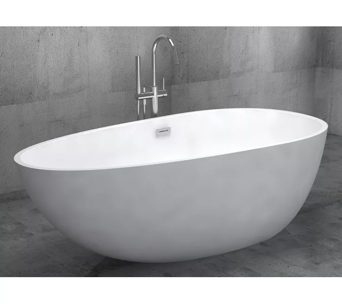 Акриловая ванна ABBER AB9211 170х80, Выбрать цвет: Белый