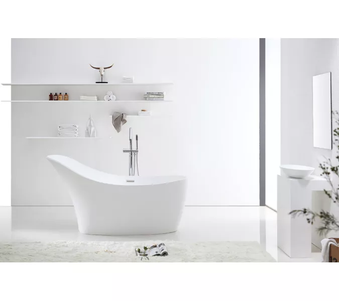 Акриловая ванна ABBER AB9245 169х75, изображение 2