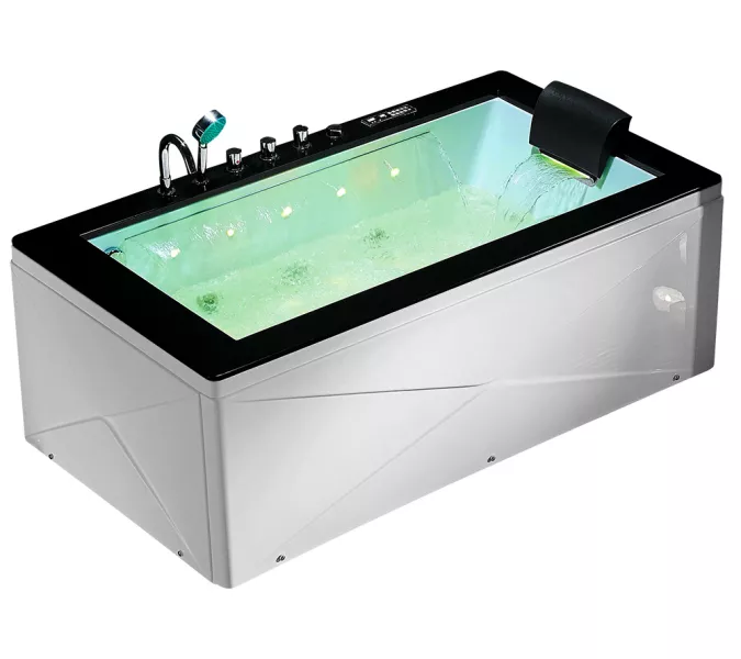 Акриловая гидромассажная ванна Gemy G9258  180*100, изображение 7