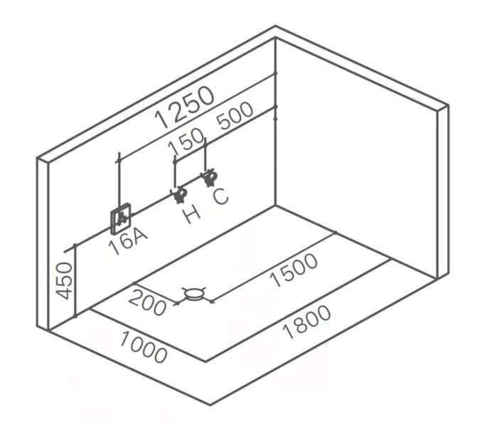 Акриловая гидромассажная ванна Gemy G9258  180*100, изображение 9
