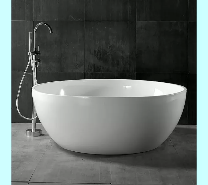 Акриловая ванна ABBER AB9279 150х150, Выбрать цвет: Белый, изображение 7