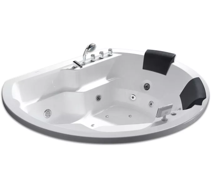 Акриловая гидромассажная ванна Gemy G9053, Комплектация: гидромассаж, аэромассаж, электр.пульт,хромотерапия