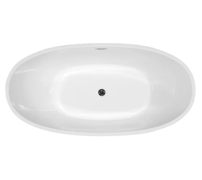 Акриловая ванна ABBER AB9207 165х80, Выбрать цвет: Белый, изображение 4