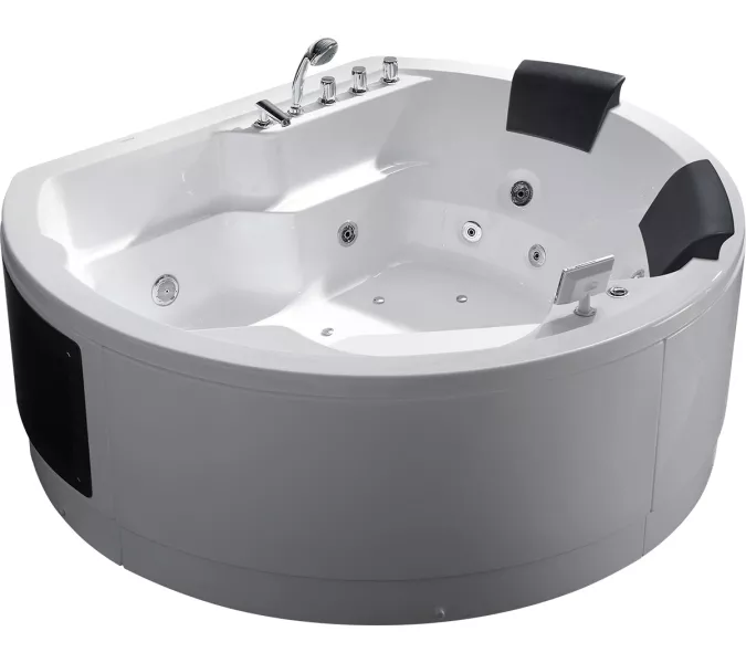Акриловая гидромассажная ванна Gemy G9063, Комплектация: гидромассаж, аэромассаж, электр.пульт,хромотерапия