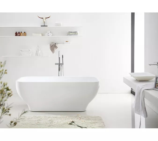 Акриловая ванна ABBER AB9220 170х70, изображение 3