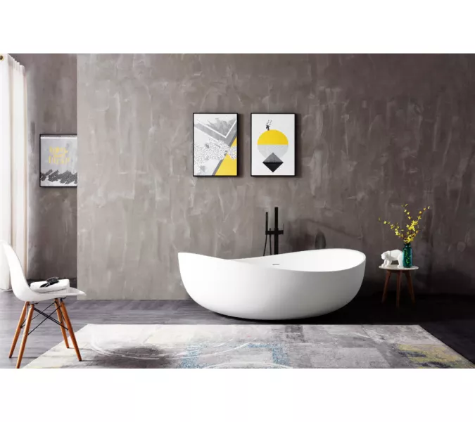 Акриловая ванна ABBER AB9239 180х110, изображение 8