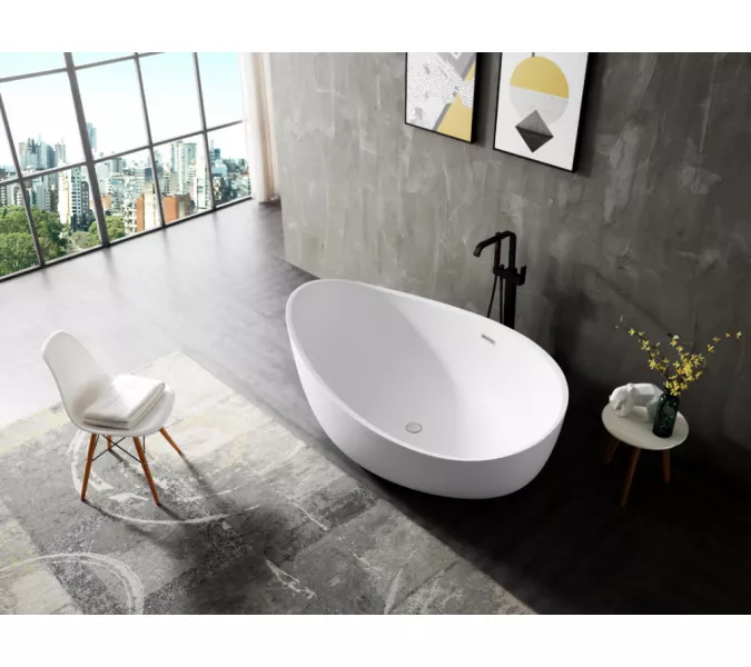 Акриловая ванна ABBER AB9239 180х110, изображение 9