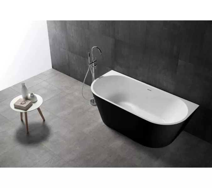 Акриловая ванна Abber AB9216-1.7MB  170х80, Выбрать цвет: Чёрный, Выбрать размер: 170х80, изображение 10