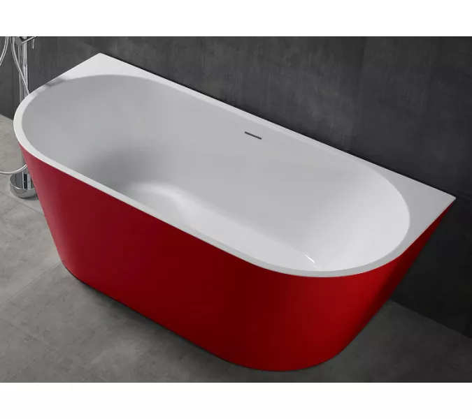 Акриловая ванна ABBER AB9216-1.7R  170х80, Выбрать цвет: Красный, Выбрать размер: 170х80