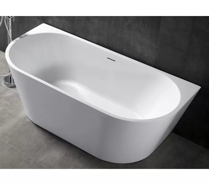 Акриловая ванна ABBER AB9216, Выбрать цвет: Белый, Выбрать размер: 150х80