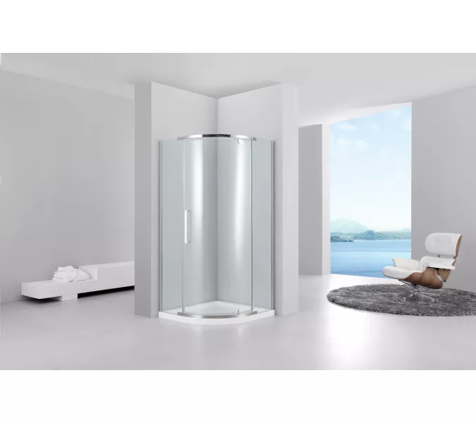 Душевой угол Black & White S301, Выбрать размер: 90х90