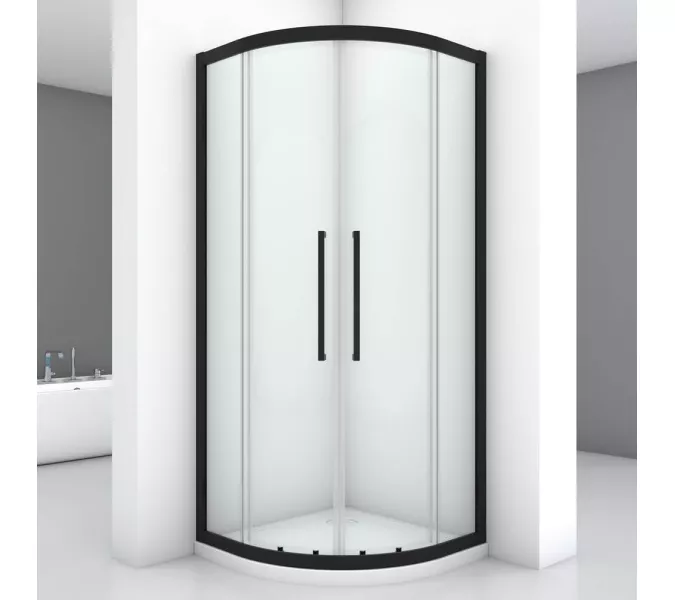 Душевой угол Black & White S801, Выбрать размер: 90х90