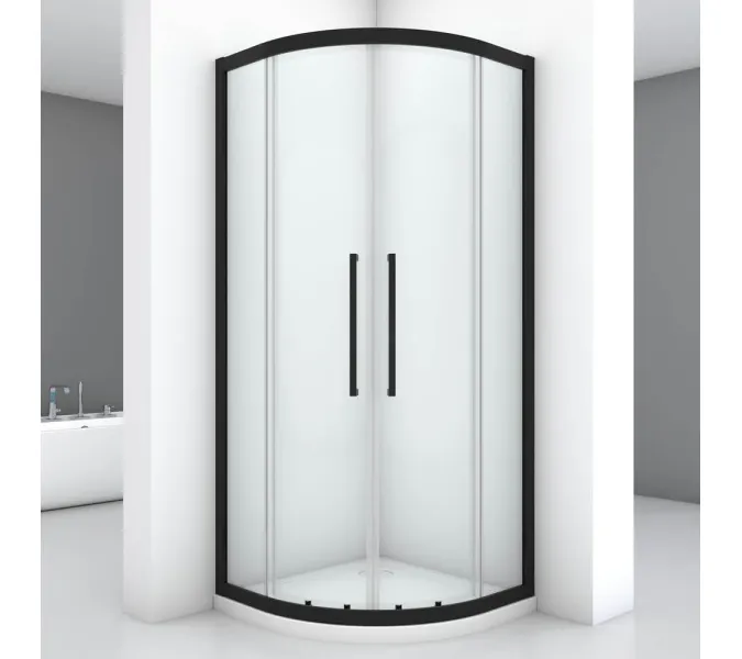Душевой угол Black & White S801, Выбрать размер: 100х100