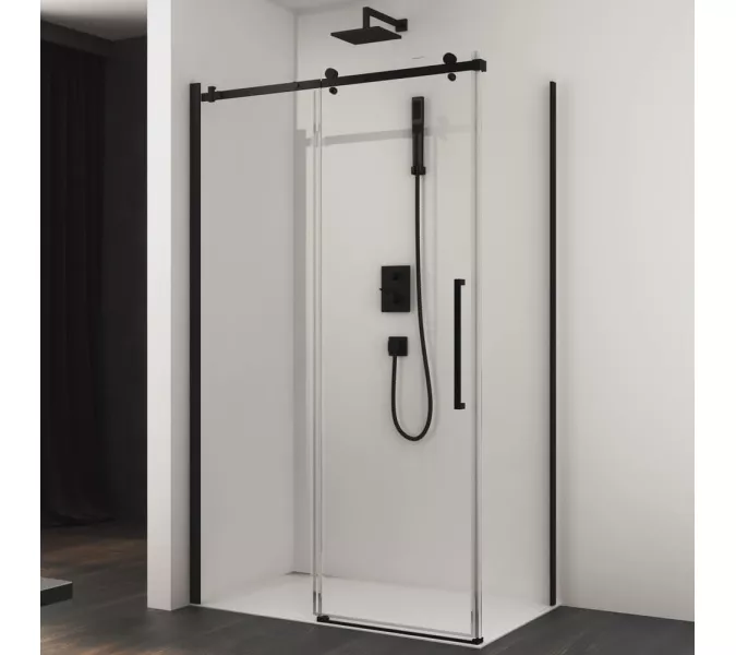 Душевой угол Black & White S808, Выбрать размер: 90х100, изображение 2