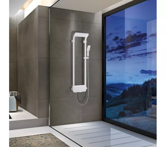 Душевая панель  Black&White W1010 белая, изображение 2