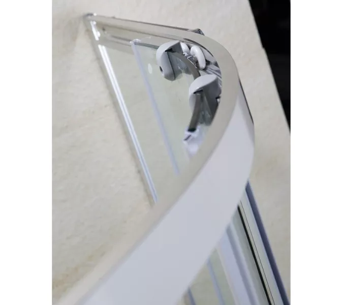 Душ.ограждение GR-0090 Classic 90*90*190 полукруг, двери раздвижные, изображение 5