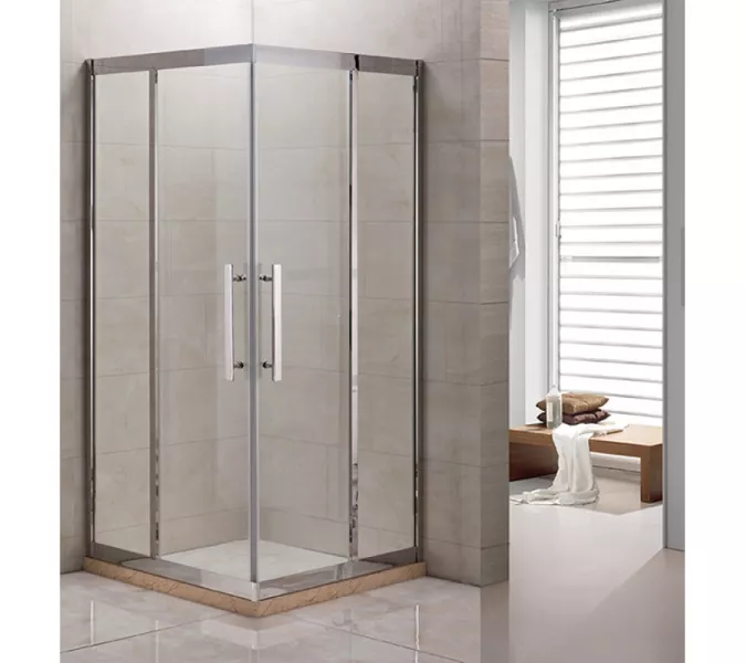 Душевой уголок  квадратный Grossman Pragma PR-100SQ 100х100 прозрачное стекло, изображение 2