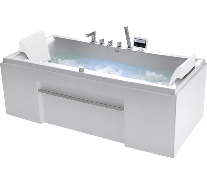 Акриловая гидромассажная ванна Gemy G9076  177*81, Комплектация: гидромассаж, хромотерапия