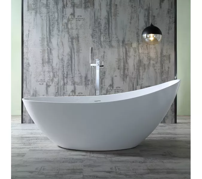 Акриловая ванна ABBER AB9233 184х80, Выбрать цвет: Белый, изображение 7