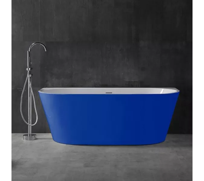 Акриловая ванна ABBER AB9216-1.7DB  170х80, Выбрать цвет: Синий, Выбрать размер: 170х80, изображение 7