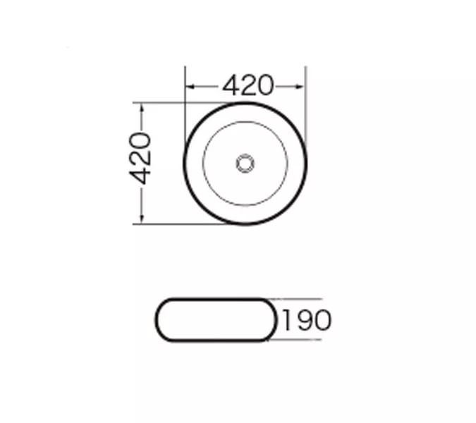 Раковина GR-3010 (420*420*190), изображение 5