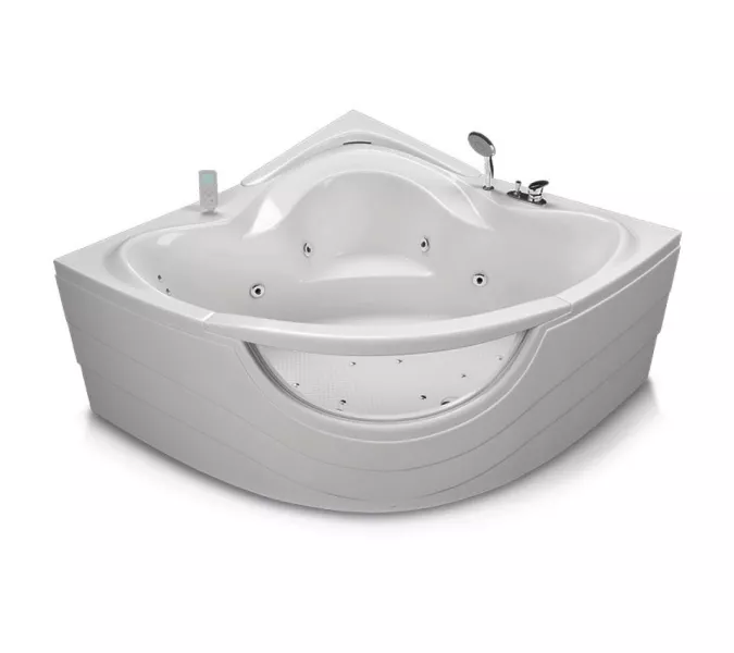 Акриловая ванна Aquatika Аквариум угловая 150*150, Комплектация: Standart