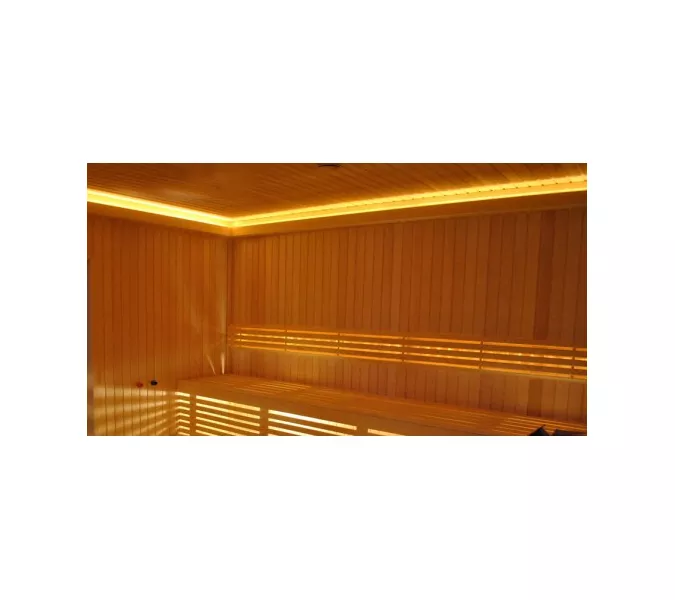 Кабина с финской сауной FRANK серия 900, с печкой Harvia, левая/правая, Выбрать размер: 170х110, Ориентация: Левая, изображение 3