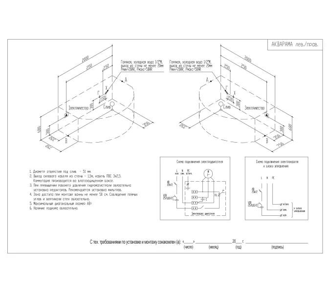 Акриловая ванна Aquatika Акварама 200*75, Комплектация: Standart, изображение 3
