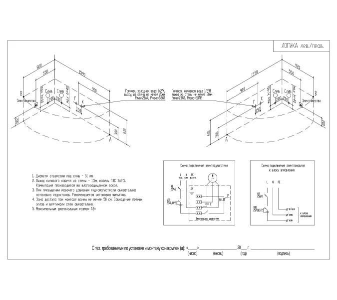 Акриловая ванна Aquatika Логика 160*105, Ориентация: левая, Комплектация: Standart, изображение 4