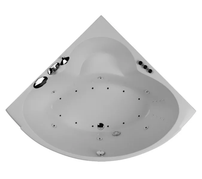 Акриловая ванна Aquatika Эпюра угловая 140*140, Комплектация: Standart, изображение 2