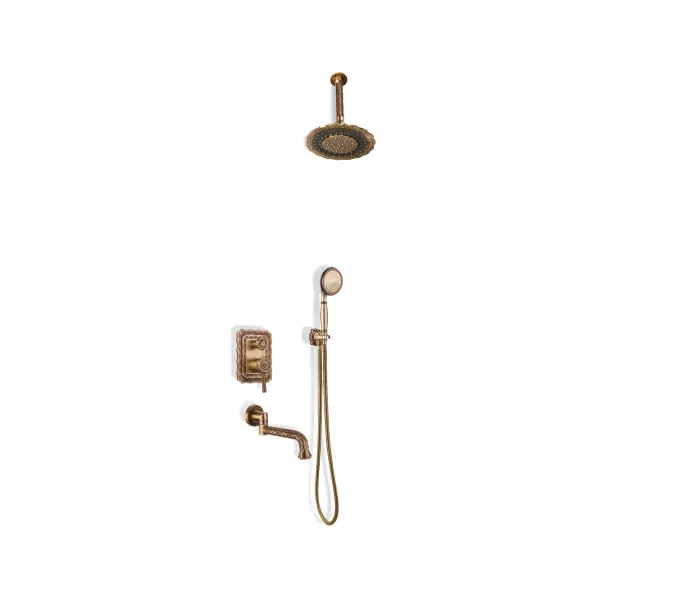 Bronze De Luxe Windsor Комплект для душа встраиваемый лейка с потолка