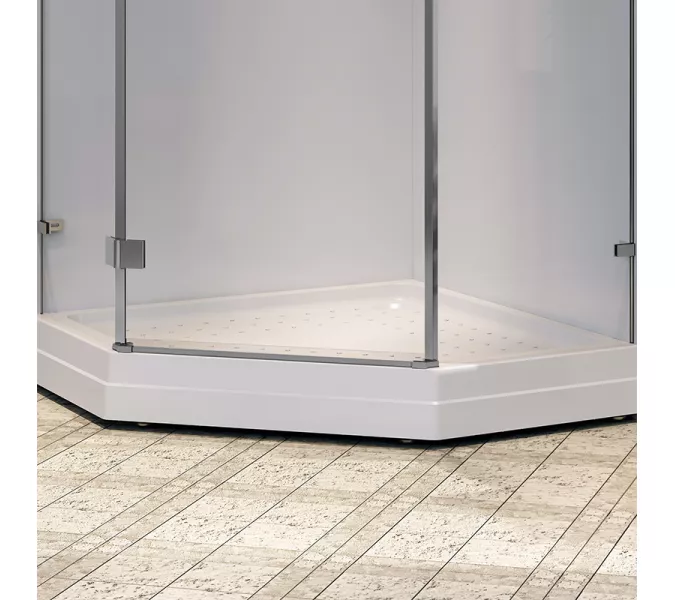 Душевое ограждение Radomir Санторо, Выбрать размер: 90, Цвет стекла: прозрачное, изображение 3