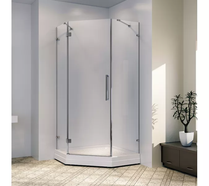 Душевое ограждение Radomir Санторо, Выбрать размер: 90, Цвет стекла: прозрачное