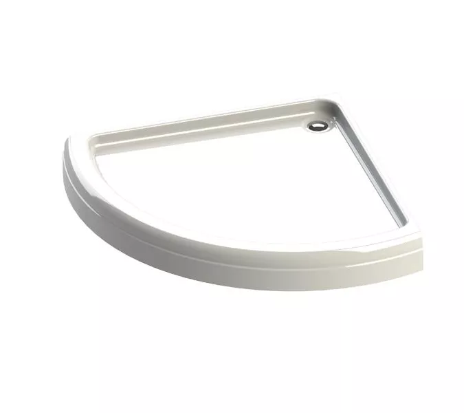 Поддон радиальный к душевому углу Radomir Найт, Выбрать размер: 80х80, изображение 4