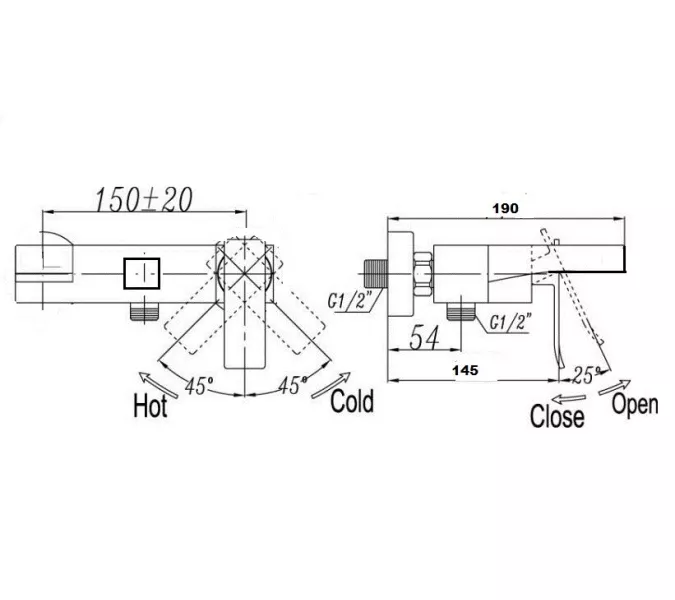 Bronze De Luxe Смеситель с гибким душем и коротким изливом, изображение 3