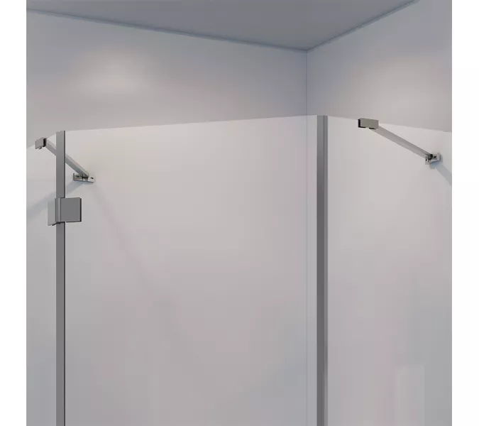 Душевое ограждение Radomir Санторо, Выбрать размер: 90, Цвет стекла: прозрачное, изображение 4