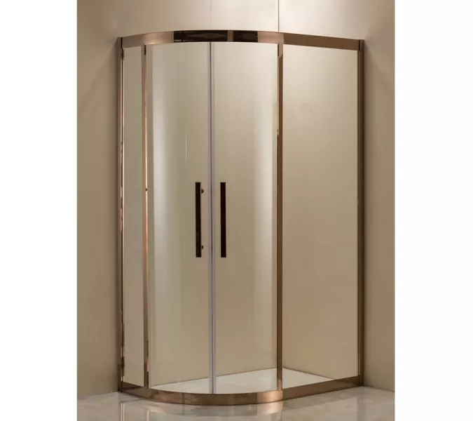 Душевой уголок асимметричный Grossman Pragma PR-120RGR 80х120 прозрачное стекло