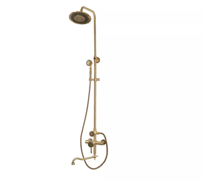 Bronze De Luxe Windsor  Комплект для ванной и душа двухручковый