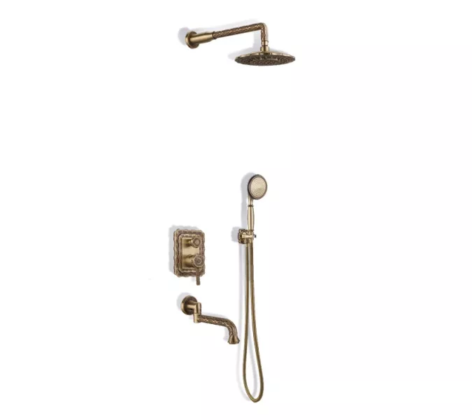 Bronze De Luxe Windsor Комплект для душа встраиваемый
