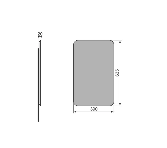 Зеркало Velvex  Bio 40, изображение 4