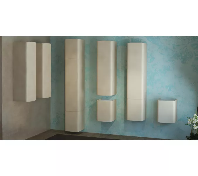 Шкаф подвесной Velvex Iva 45 светлый лен, изображение 4