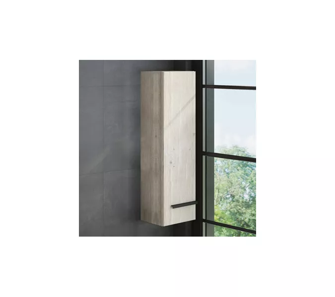 Шкаф подвесной Comforty Дюссельдорф " дуб дымчатый, Выбрать размер: 35, Внешний вид: закрытый, Выбрать цвет: Дуб дымчатый, изображение 3