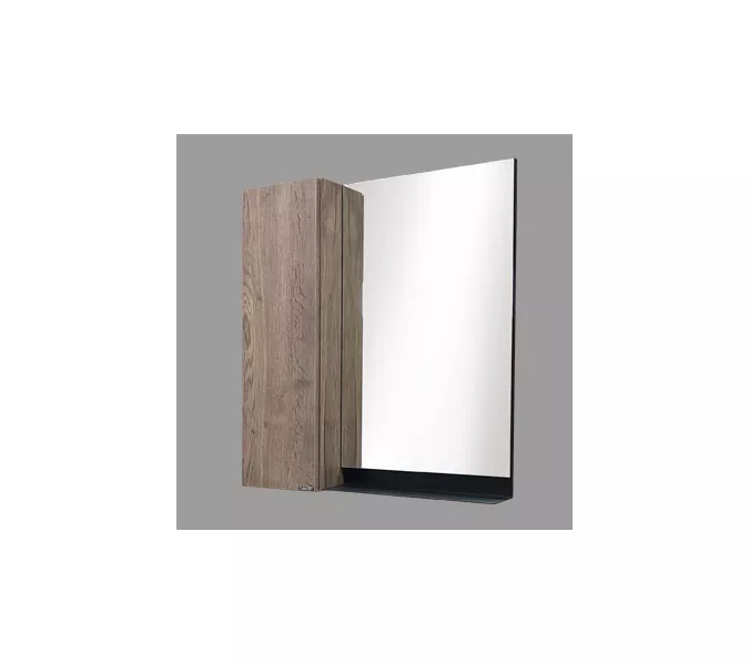 Зеркало-шкаф Comforty Кёльн, цвет дуб темный, Выбрать размер: 75, изображение 3