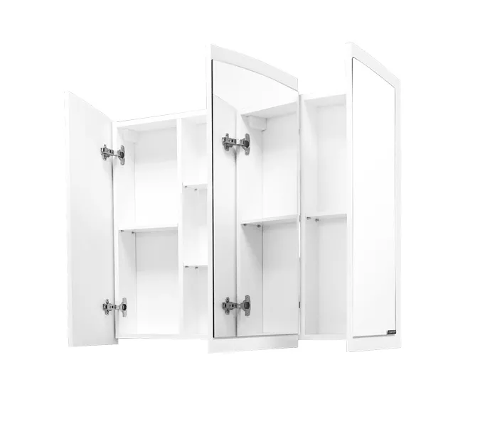 COMFORTY. Зеркало-шкаф "Палини-100" белый глянец, изображение 3